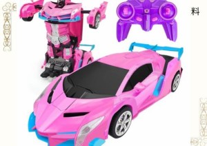 Hymaz ラジコンカー ロボットおもちゃ 変形 スタントカー ロボットに変身できる リモコン？RCカー モデルカー 多機能 ロボット変身 1/18 