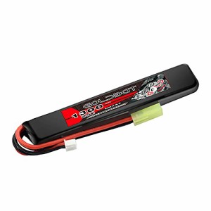 GOLDBAT 11.1V 電動ガン用 リポバッテリー 1300mAh 3S 25C 11.1V リポバッテリー リポバッテリー タミヤプラグ