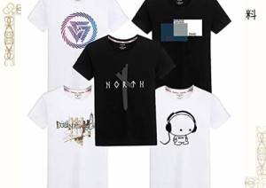 [KISETSUKI] Tシャツ メンズ 半袖 5点セット 綿100% インナーシャツ 肌着 グラフィックTシャツ 快適 定番 人気 おしゃれ メンズ服 春 夏 