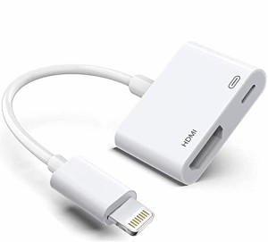 Apple (アップル) Lightning - HDMIアダプター デジタルAVオーディオドングル 1080P スクリーン同期ケーブル iPhone/iPad/iPodをテレビ/