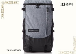 [アンブロ] リュックサック サッカー 耐水 はっ水 消臭 再帰反射 37L PCポケット 多収納 通学 通勤 ビジネス メンズ 男女兼用 グレー