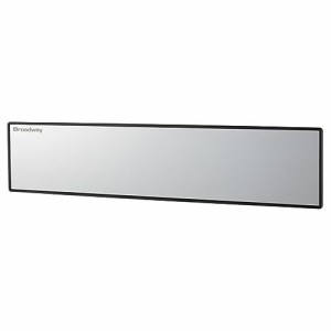 ナポレックス(Napolex) Broadway Chrome Plating Mirror 車用ルームミラー 平面鏡 高精度クローム表面鏡採用 360mmx75mm バックミラー 2