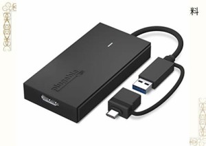 Plugable USB Type-C グラフィック変換アダプター、USB-C DisplayPort 用 Mac Windows 対応、最大解像度 1080p@60Hz の外部DPモニターを