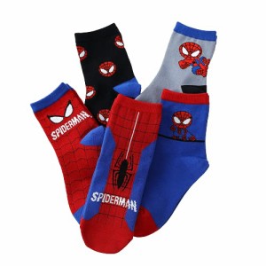 [fortniteEp] スパイダーマン グッズ 靴下 アメリカンコミック ヒーロー キッズ 子供 ソックス 女の子 男の子 冬用 男女兼用 スパイダー