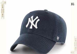 47 キャップ ヤンキース メンズ レディース クリーンナップ NY ロゴ CLEAN UP CAP MENS LADIES 帽子 ローキャップ MLB NEW YORK YANKEES 