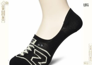 [ニューバランス] 靴下 スニーカー柄カバーソックス(LAS35709) メンズ ブラック L