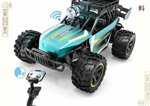 O WOWZON ラジコンカー 子供向け カメラ付き 1080P インターコム オフロード RCカー リアルタイム 体感操作モード 1/20スケール 操作時間