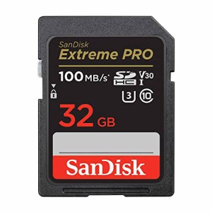 SanDisk 【 サンディスク 正規品 】 SDカード 32GB SDHC Class10 UHS-I V30 読取最大100MB/s SanDisk Extreme PRO SDSDXXO-032G-GHJIN 新