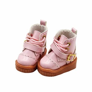 rakulifey オビツ11靴 ブーツ ＯＢ11用シューズ オビツドール11ｃｍ用品 5色 誕生日プレゼント (ピンク)