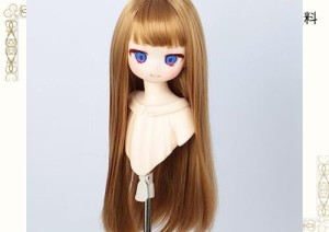 Linfairy 8~9inch 1/3 人形用 ロング ウィッグ ストレートのロングヘア (Light Brown)