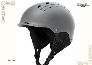 OUTDOORMASTER スキー ヘルメット アジア専用モドル スノーボード ヘルメット バイザー付き スノーヘルメット 通気スイッチ 全方位調整ア