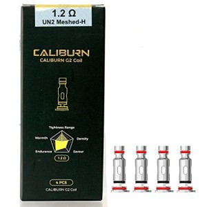 Uwell CALIBURN G / G2 /GK2, Caliburn KOKO PRIME 電子タバコ VAPE ベイプポッド用交換コイル 0.8Ω / 1.0Ω / 1.2Ω Coil 4個/セット (