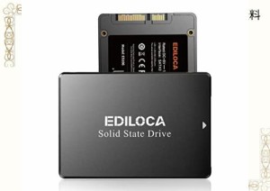 EDILOCA ES106 SSD 1TB 2.5インチ 7mm SATA3 6Gb/s 3D NAND TLC採用 内蔵型SSD エラー訂正機能 低消費電力 耐震 耐衝撃 3年保証 (1 TB)