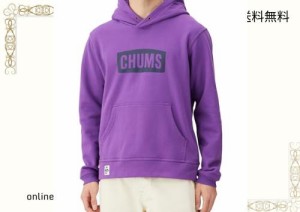 [チャムス] フード付きトレーナー Logo Pullover Parka メンズ Violet