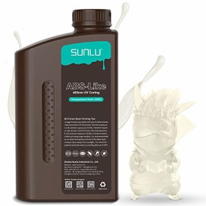 SUNLU 1000G ABSライク樹脂 3Dプリンター用 405nm UV硬化フォトポリマー ラピッド3D樹脂 2K 4K 6K 8K LCD/DLP/SLA 3Dプリンター用 脆くな