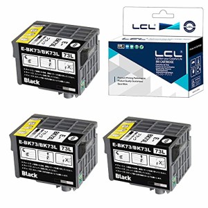 LCL EPSON用 エプソン用 ICBK73L（3パック ブラック） 顔料 互換インクカートリッジ 対応機種：PX-K150 PX-S155