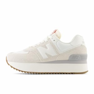 [ニューバランス] スニーカー WL574Z 574+ 厚底 QD(LIGHT GRAY) 23.0 cm B