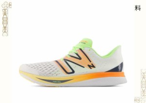 [ニューバランス] ランニングシューズ FUEL CELL SuperComp Pacer ペーサー 薄底 カーボン BM(WHITE/LIME) 25.5 cm D