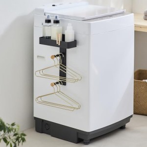 アイリスオーヤマ 洗濯機横マグネット収納ラック 用途に合わせて組み換え自由で自分の使いやすいようにカスタム可能なハンガー収納 ラン