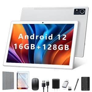 [2024タブレットAndroid 12]タブレット16GB（8GB+8GB拡張可能） RAM+128GBROM +1TB拡張でき10インチ5G/2.4G wi-fiモデルタブレット8コアC