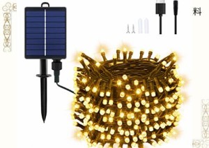 Dalugo LED イルミネーションライト ソーラー ストリングライト USB充電可能 クリスマスツリーライト キャンプ用飾りライト 屋外 室内 IP
