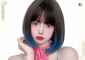 FESHFEN ウィッグ ボブ ショート フルウィッグ かつら レディーズ ウィッグボブ 女性用 女装 ストレート カツラ ボブウィッグ 女装 wig 