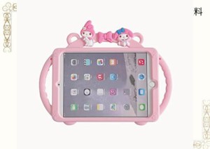 CrazyLemon 適用 iPad 10.2インチ ケース iPad 9/8/7世代 2021/2020/2019年 ケース シリコーン かわいい ピンク うさぎ デザイン、 アイ