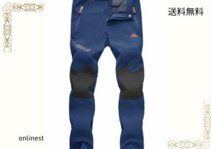 [KEFITEVD] 防寒パンツ 作業着 メンズ 釣り用 ズボン アウトドアパンツ 防水 ストレッチパンツ 冬用 ゴルフ パンツ 防寒 保温 バイク ズ