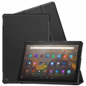 FOR Fire HD 10 10インチ (2023年発売) 用の 三つ折ケース 手帳型 スマートケース マグネット内蔵 オートスリープ機能 FOR Fire HD 10 10