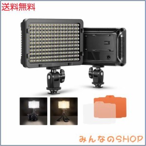 Neewer ビデオライト 撮影ライト カメラ用ビデオライト 176個LED球 調光可能 超高輝度 5600K 1/4”スレッド デジタル一眼レフカメラに対