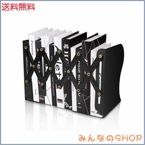 BEESUM 本立て 伸縮 ブックエンド 金属製 ブックスタンド 倒れない スライド式 収納 デスク整理 卓上本棚 卓上 本立て おしゃれ 仕切りス