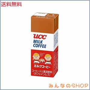 UCC 液体 ミルクコーヒー カフェインレス (紙パック) 200ml×24本