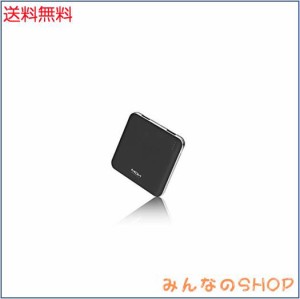 モバイルバッテリー 軽量 小型 薄型 10000mah 大容量 2USBポート 急速充電 コンパクト PSE認証済 iPhone＆Android各種対応 (ブラック)