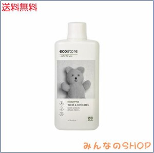 ecostore(エコストア) デリケート＆ウールウォッシュ 【ユーカリ】 おしゃれ着 ウール用 洗濯 中性洗剤 1リットル (x 1)