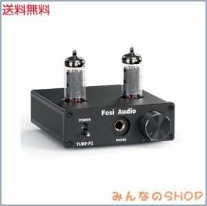 Fosi Audio P2 ヘッドフォン アンプ 小型 真空管 ヘッドホンアンプ ミニ HiFi ステレオ オーディオ 低グランドノイズ出力保護 6.35mmポー
