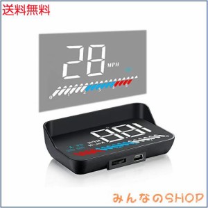 NikoMaku ニコマク HUD ヘッドアップディスプレイ M7 OBD2 GPS 両方同時対応 タコメーター 日本語説明書 後付け 車載スピードメーター 時