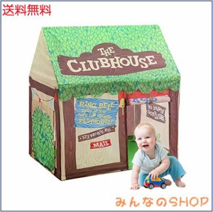 HIUGO キッズテント 子供テント テントハウス 折り畳み式 秘密基地 遊び小屋 室内用 裏庭用 公園用 おままごと 収納ケース付き おしゃれ 