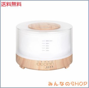 MUSON(ムソン) アロマディフューザー 超音波加湿器 一機多役 LEDライト付き 安眠音楽内蔵 卓上加湿器 MUSON(ムソン) アロマディフューザ