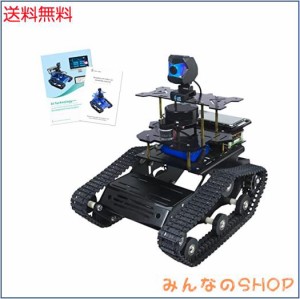 XiaoR Geek Raspberry Pi AIロボット 自動運転 ROSロボットカー 地図とナビゲーションを構築するためのラズベリーパイ4b付き