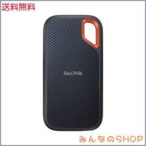 SanDisk SSD 外付け 1TB USB3.2Gen2 読出最大1050MB/秒 防滴防塵 SDSSDE61-1T00-GH25 エクストリーム ポータブルSSD V2 Win Mac PS4 PS5 