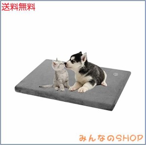 EMPSIGN 犬 ベッド 猫 ベッド ペットマット 小屋・ケージ用 室内用 リバーシブル 夏用・冬用 通年使える 四季 暑さ対策・寒さ対策 通気性