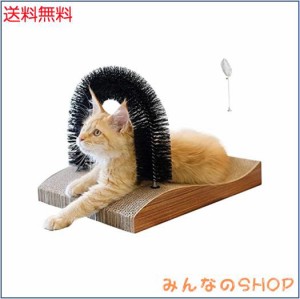 FUKUMARU 猫 ブラシ 爪とぎ 段ボール 猫ブラシ ver2.0 猫用マッサージ 猫の室内用遊び道具 42*25cm