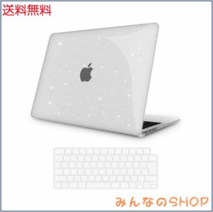 【M3/M2 チップ搭載 キラキラ星 透明 特別版】MOTOJI MacBook Air 13.6 用 ケース カバー 2024 2023 2022 発売 M3 M2チップ搭載 モデル A