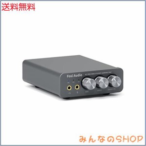 Fosi Audio K5 PRO DAC ヘッドフォンアンプ マイク対応 ミニ 小型 HiFi ステレオ デジタル USB DAC アンプ ゲーム用 USB-C/光/同軸入力 R