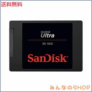 SanDisk サンディスク 内蔵 SSD Ultra 3D 4TB 2.5インチ SATA (読み出し最大 560MB/s 書込み最大 520MB/s) PC SDSSDH3-4T00-G26