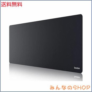 Senetem マウスパッド 大型 薄型 マウスパッド ゲーミング キーボードパッド マウス パット おしゃれ 800×400mm 滑り止め レーザー＆光