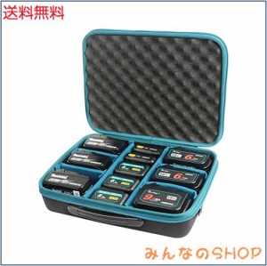 Waitleyバッテリー収納ケース マキタ10.8ｖ/12ｖ/18ｖ/36ｖバッテリー DIY収納可能 マキタ充電器 互換品など収納できる （ケースのみ）