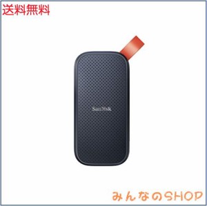 SanDisk SSD 外付け 1TB USB3.2Gen2 読出最大800MB/秒 SDSSDE30-1T00-GH26 ポータブルSSD Win Mac PS4 エコパッケージ メーカー3年保証