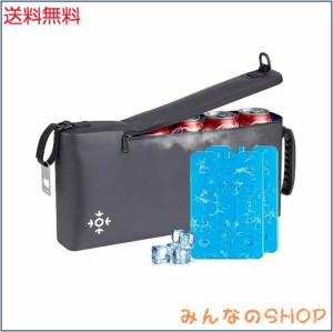 ICECO ミニ保冷バッグ クーラーボックス 4L 【極厚断熱材・保冷剤2個付き】 ソフトクーラー 小型 軽量 保冷 クーラーボックス アウトドア