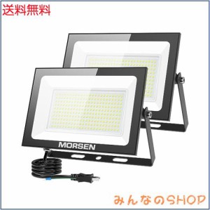 MORSEN 投光器 投光器 led 投光器 屋外 投光器 100v 投光器 防水 作業灯 100W 15000ML 6500K 昼光色 灯光器 屋外 照明 看板灯 led作業灯 